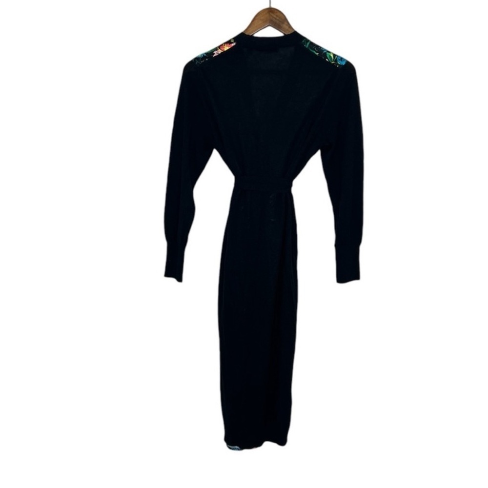 Ted Baker Tilja Longline Woven Front Cardigan - Picture 8 of 14